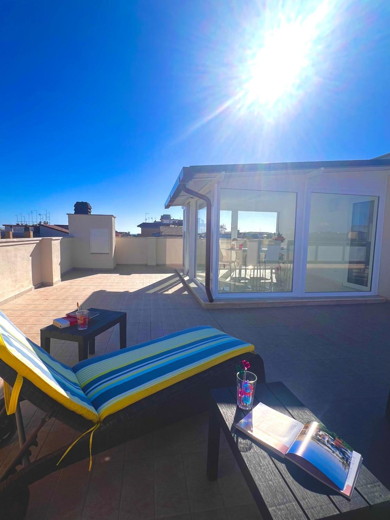 Roma Airport Sky Apartments Fiumicino Luaran gambar