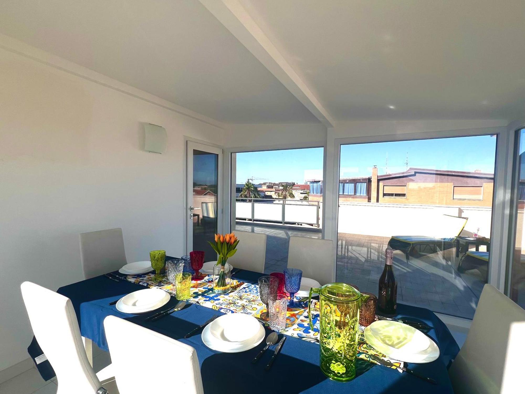 Roma Airport Sky Apartments Fiumicino Luaran gambar