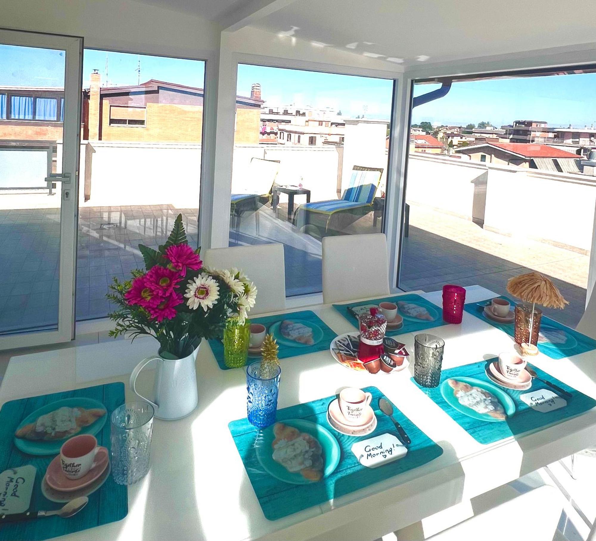 Roma Airport Sky Apartments Fiumicino Luaran gambar